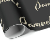 Samuel Vorname Name edles Geschenkpapier Papier ラッピングペーパー (ロールコーナー)