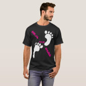 SAMURAIによる赤黒Tシャツ NINJA WAS HERE 1X001 Tシャツ (正面フル)