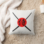SAMURAI – 剣と漢字 クッション (ブランケット)