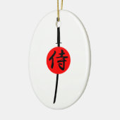 SAMURAI – 剣と漢字 セラミックオーナメント (左)