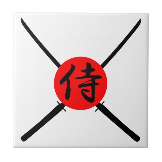 SAMURAI – 剣と漢字 タイル (正面)