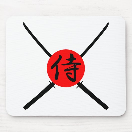 SAMURAI – 剣と漢字 マウスパッド (正面)