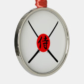 SAMURAI – 剣と漢字 メタルオーナメント (右)