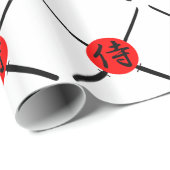 SAMURAI – 剣と漢字 ラッピングペーパー (ロールコーナー)