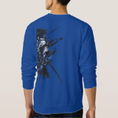 Samurai Basic Sweatshirt – Japanese Kanji 侍 Warrio スウェットシャツ (裏面)
