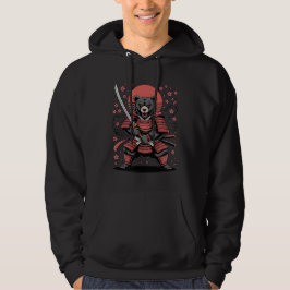 Samurai Bear  Adult Pullover Hoodie パーカ