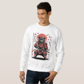 Samurai Bear Basic Sweatshirt スウェットシャツ (正面フル)