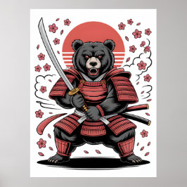 Samurai Bear  Poster ポスター