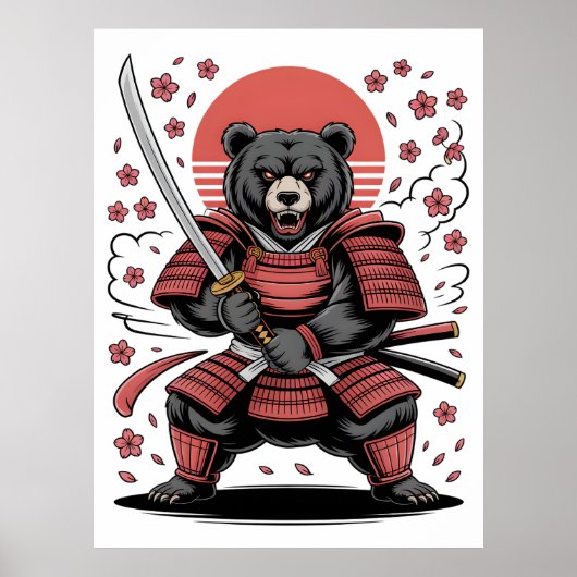 Samurai Bear  Poster ポスター (正面)