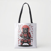 Samurai Bear Tote Bag トートバッグ (正面)