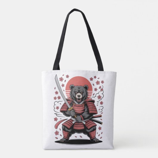 Samurai Bear Tote Bag トートバッグ (裏面)