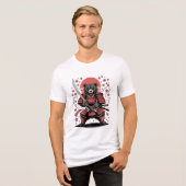 Samurai Bear Tri-Blend Shirt トライブレンドＴシャツ (正面全面)