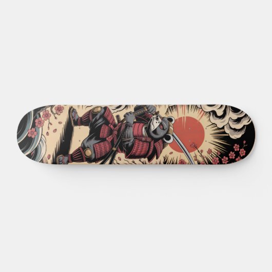 Samurai Bear warrior Skateboard スケートボード (横)
