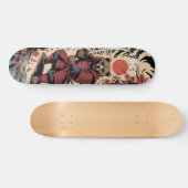 Samurai Bear warrior Skateboard スケートボード (横)