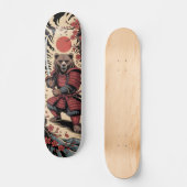 Samurai Bear warrior Skateboard スケートボード (正面)