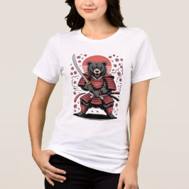Samurai Bear  Women's Tri-blend T-Shirt トライブレンドＴシャツ