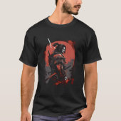 Samurai Bushido Japan Warrior Japanese Tシャツ (正面)
