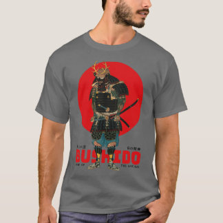 Samurai BUSHIDO Japanese Warrior Tシャツ