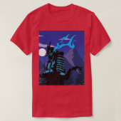 Samurai Bushido Tee Japan Warrior Japanese Retro A Tシャツ (デザイン正面)