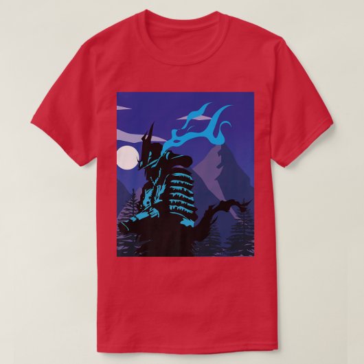 Samurai Bushido Tee Japan Warrior Japanese Retro A Tシャツ (デザイン正面)