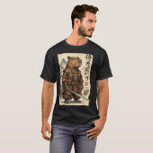 Samurai Capybara Japanese Art Vintage Graphic Funn Tシャツ (正面フル)