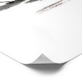 Samurai Cat Art Print with Katana Sword Japanese ポスター (角)