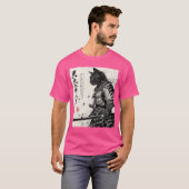 Samurai Cat Japanese Art Anime Gifts Men Women Kid Tシャツ (正面フル)