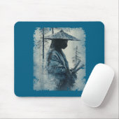 Samurai Cat Japanese Art Anime Men Women Kids Grap マウスパッド (マウス)