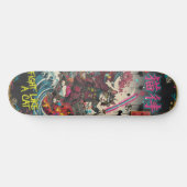 SAMURAI CAT Skateboard Art – Japanese Spirit スケートボード (横)