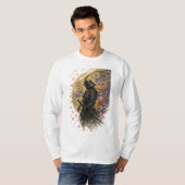 【Samurai Cherry Blossom Long Sleeve T-Shirt】 Tシャツ (正面フル)