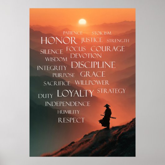 Samurai Code: The Bushido Way ポスター (正面)