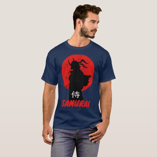 Samurai Courage Loyalty Honour Tシャツ (正面フル)