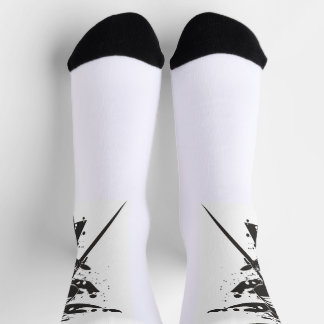 Samurai Crew Socks – Japanese Warrior Art with Kan ソックス