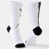 Samurai Crew Socks – Japanese Warrior Art with Kan ソックス (傾斜あり)