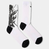 Samurai Crew Socks – Japanese Warrior Art with Kan ソックス (右)