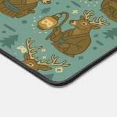 Samurai Deer with Gaming Lantern  デスクマット (コーナー)