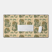 Samurai Dragon Gaming  デスクマット (キーボード&マウス)