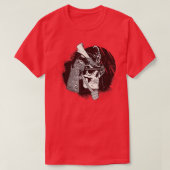 Samurai dressed in Samurai Warrior Armor Martial Tシャツ (デザイン正面)