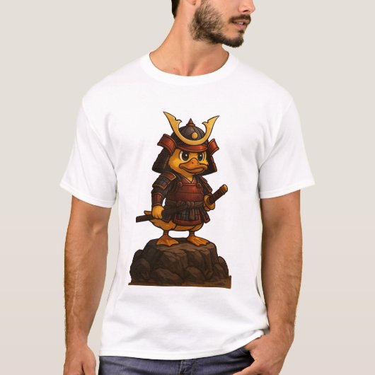 Samurai Duck Warrior Tシャツ (正面)