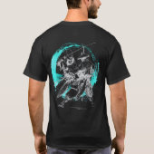 Samurai Duel 3 Dark Blue Tシャツ (裏面)