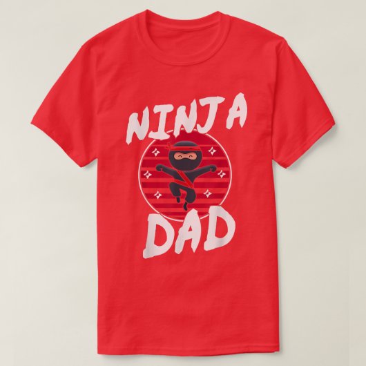 Samurai - Father Ninja Dad T-Shirt Copy Copy Copy  Tシャツ (デザイン正面)
