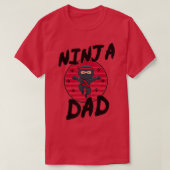 Samurai - Father Ninja Dad T-Shirt Copy Copy Copy Tシャツ (デザイン正面)