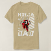 Samurai - Father Ninja Dad T-Shirt Copy Copy Copy  Tシャツ (デザイン正面)