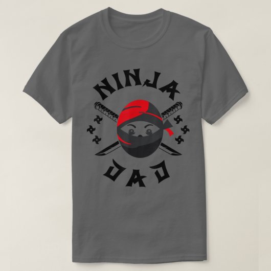 Samurai - Father Ninja Dad T-Shirt Copy Copy Copy  Tシャツ (デザイン正面)