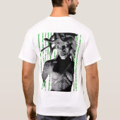 SAMURAI FEUDALによるMADUSA 1X001 WHITE MATRIX WHITE Tシャツ (裏面)