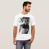 SAMURAI FEUDALによるMADUSA 1X001 WHITE MATRIX WHITE Tシャツ (正面フル)