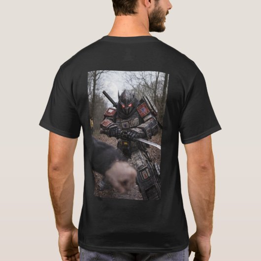 Samurai Feudal Warrior 1X00014 Tシャツ (裏面)