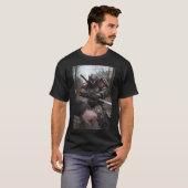 Samurai Feudal Warrior 1X00014 Tシャツ (正面フル)