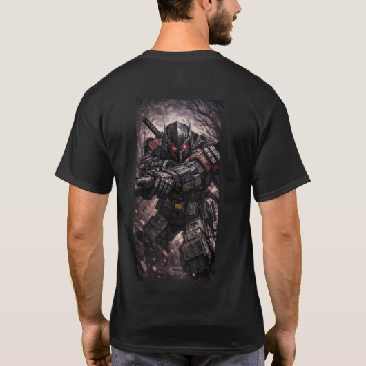 Samurai Feudal Warrior 1X00015 Tシャツ (裏面)