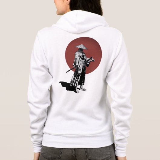 Samurai fighter パーカ (裏面)